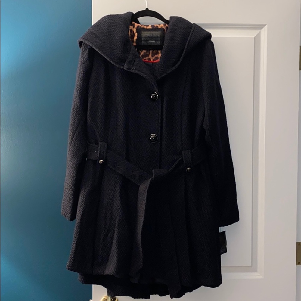 Steve Madden hooded wool coat